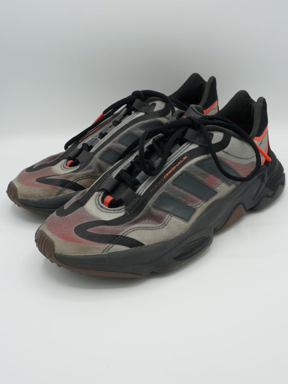 Adidas Originals Ozweego Celox Men's Size 7 Grey Black Red Chunky Sneakers G5795
